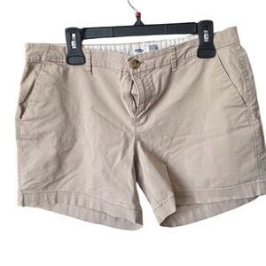 Old Navy, Women’s Tan Chino Shorts - Classic Casual Sz 8